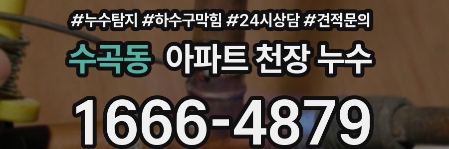 수곡동 아파트 천장 누수