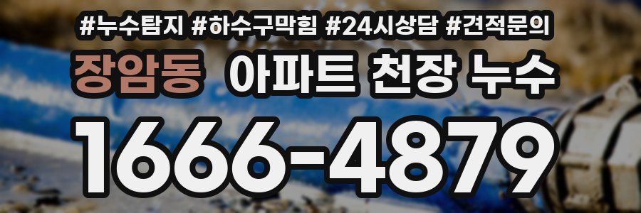 장암동 아파트 천장 누수