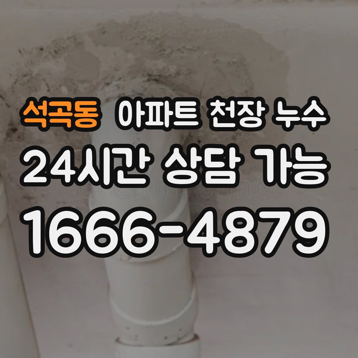 석곡동 아파트 천장 누수