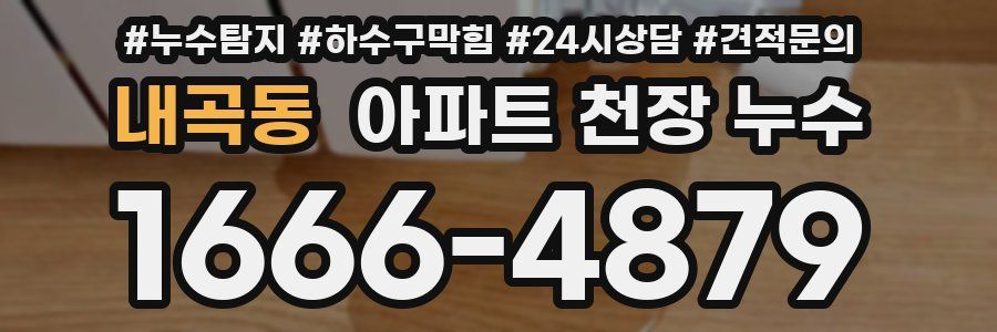 내곡동 아파트 천장 누수