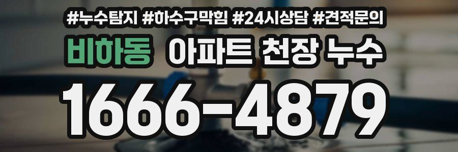 비하동 아파트 천장 누수
