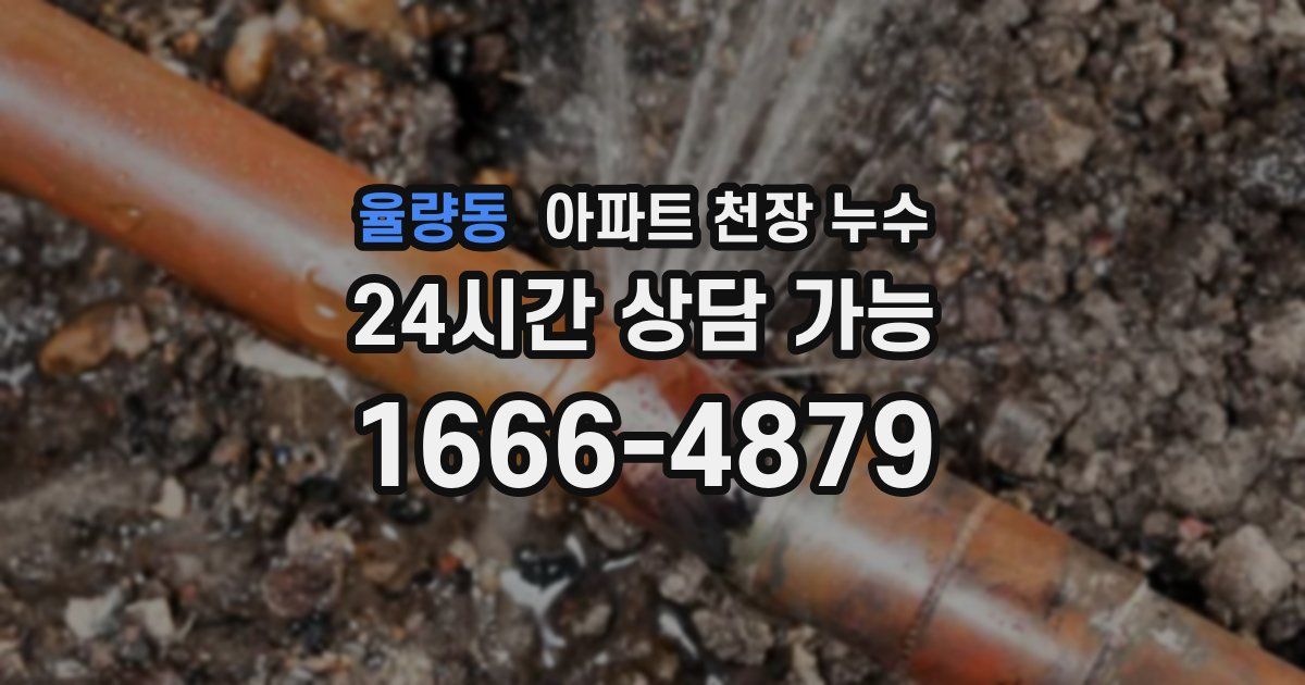 율량동 아파트 천장 누수