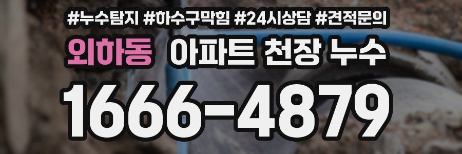 외하동 아파트 천장 누수