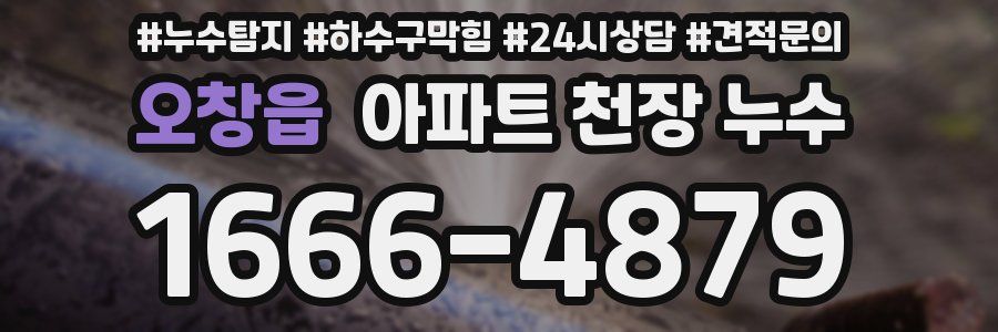 오창읍 아파트 천장 누수