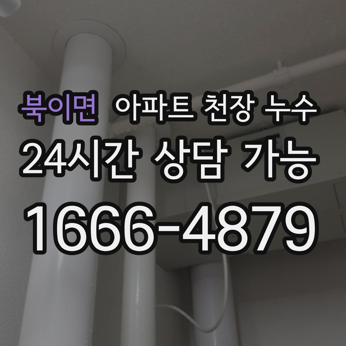 북이면 아파트 천장 누수