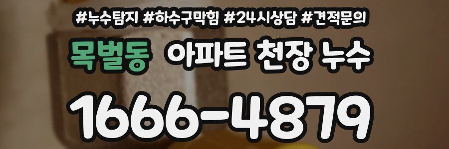 목벌동 아파트 천장 누수