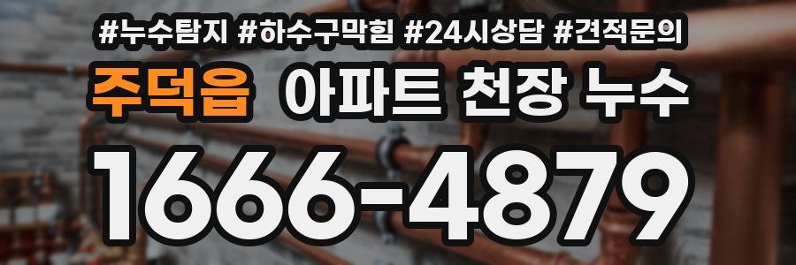 주덕읍 아파트 천장 누수