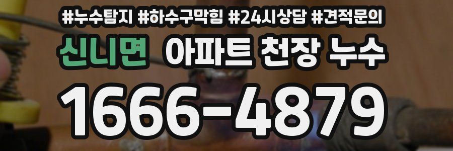 신니면 아파트 천장 누수