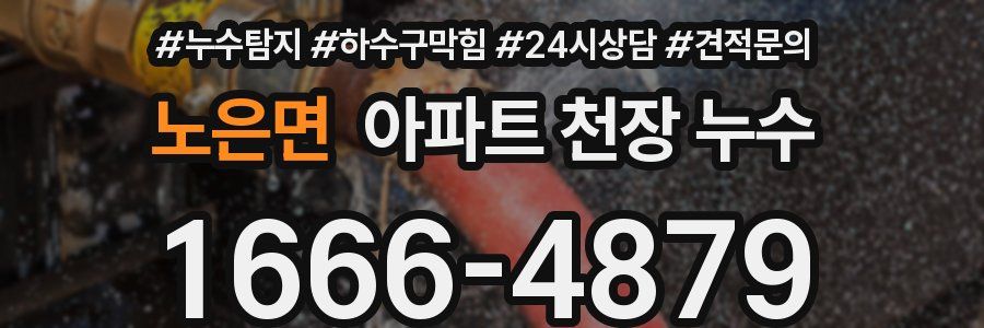 노은면 아파트 천장 누수