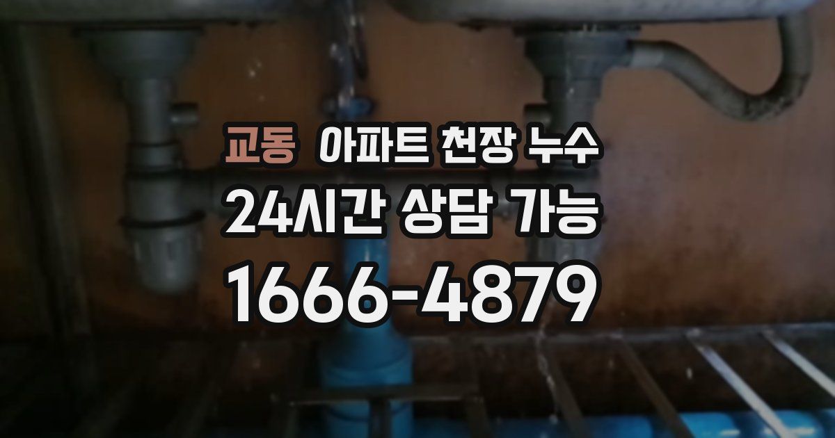 교동 아파트 천장 누수