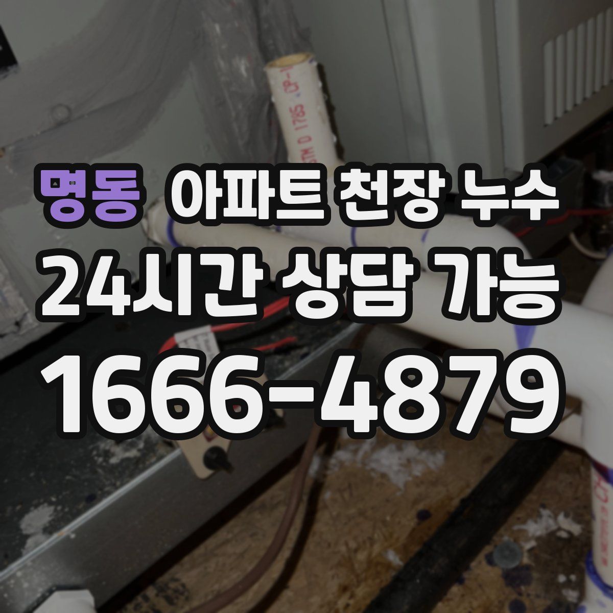 명동 아파트 천장 누수