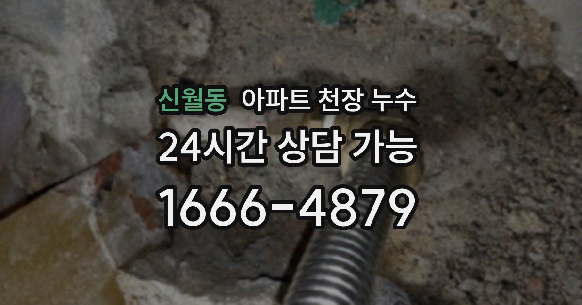 신월동 아파트 천장 누수