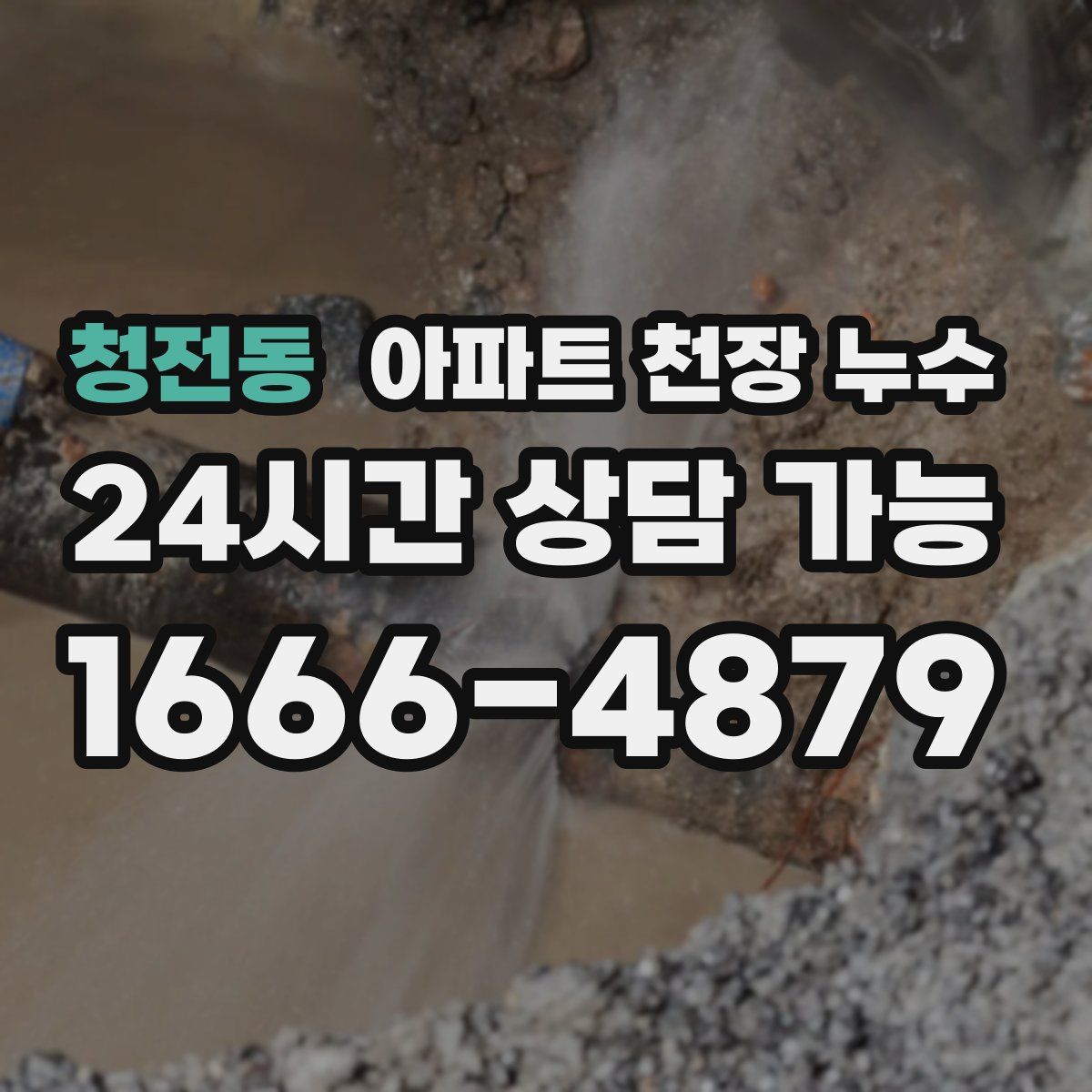 청전동 아파트 천장 누수