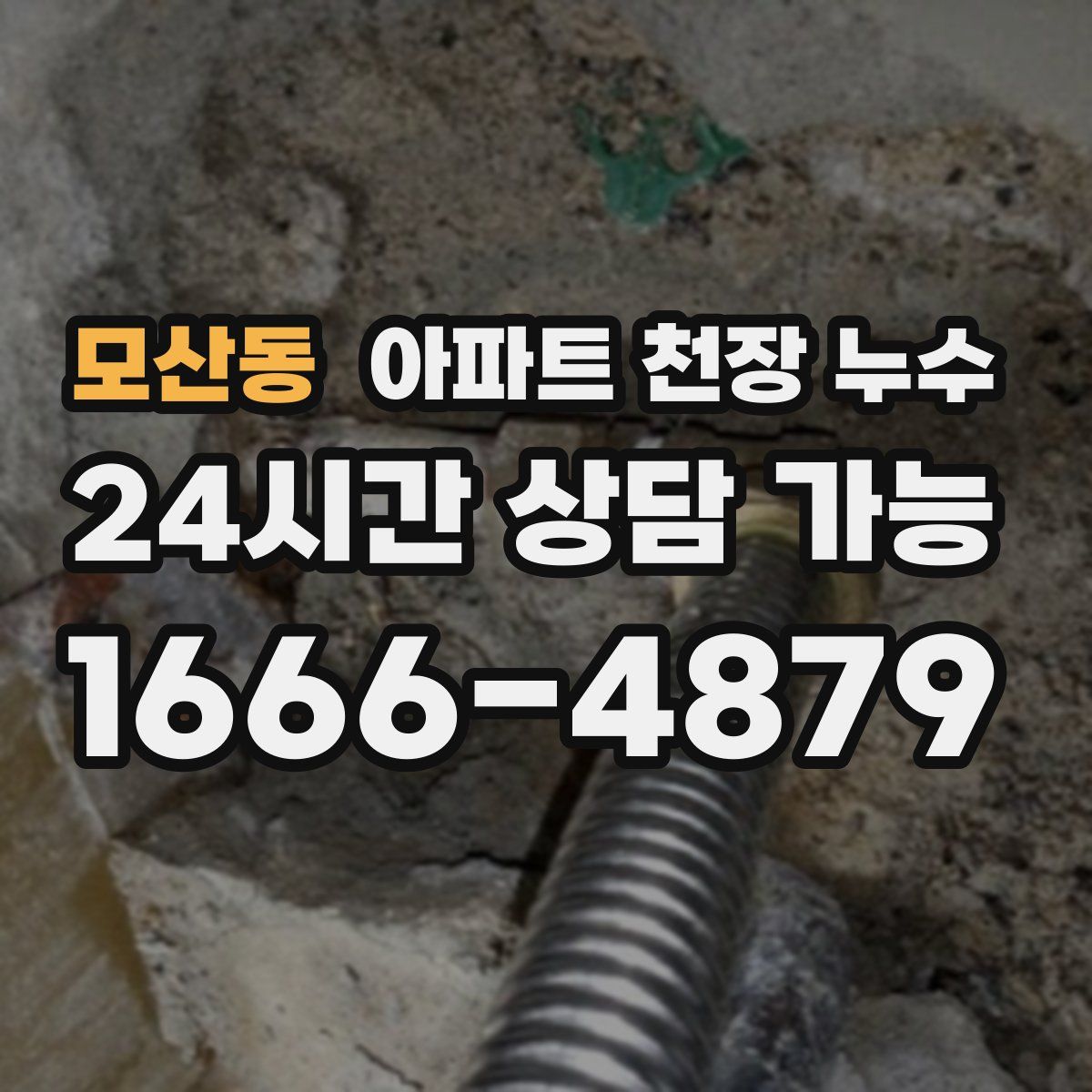 모산동 아파트 천장 누수