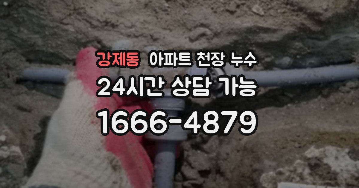 강제동 아파트 천장 누수
