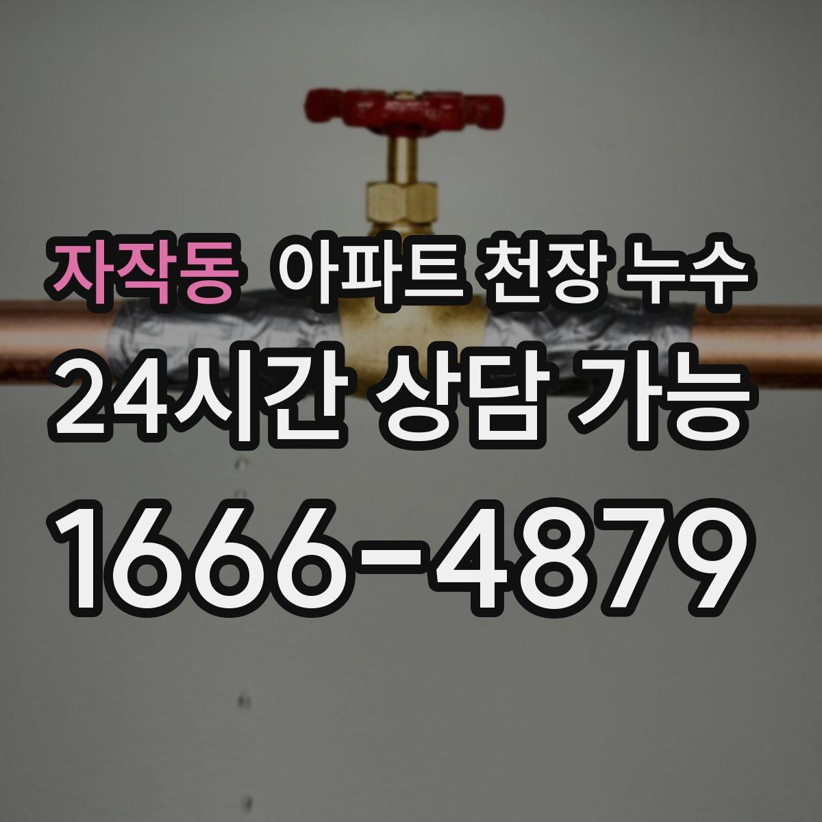 자작동 아파트 천장 누수
