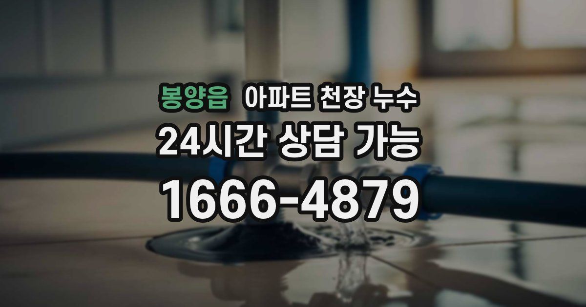 봉양읍 아파트 천장 누수