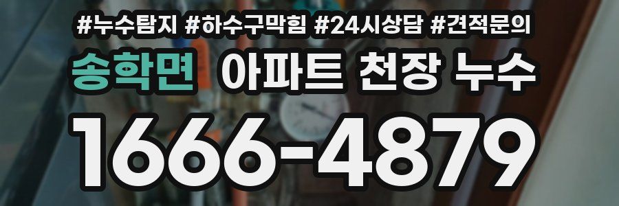 송학면 아파트 천장 누수