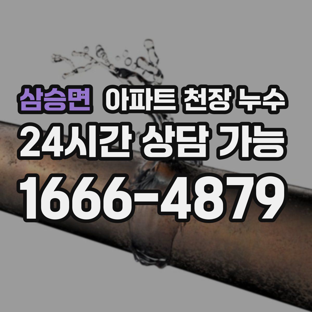 삼승면 아파트 천장 누수
