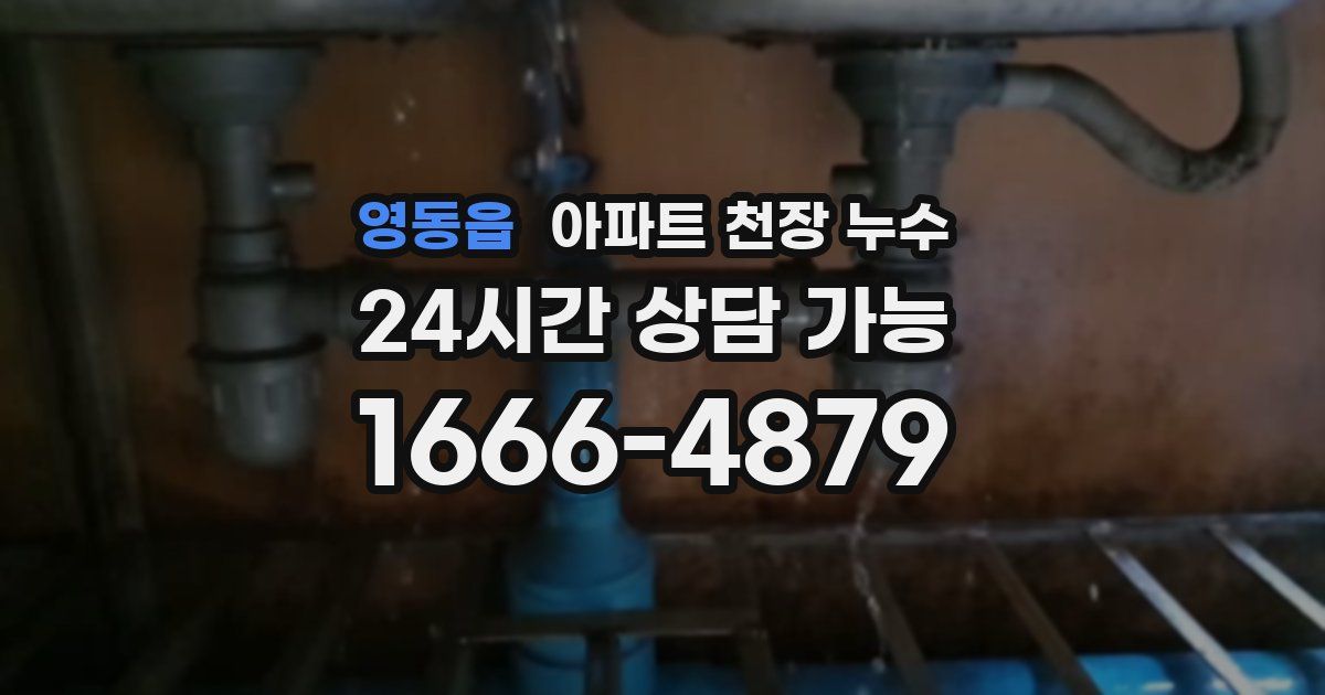 영동읍 아파트 천장 누수