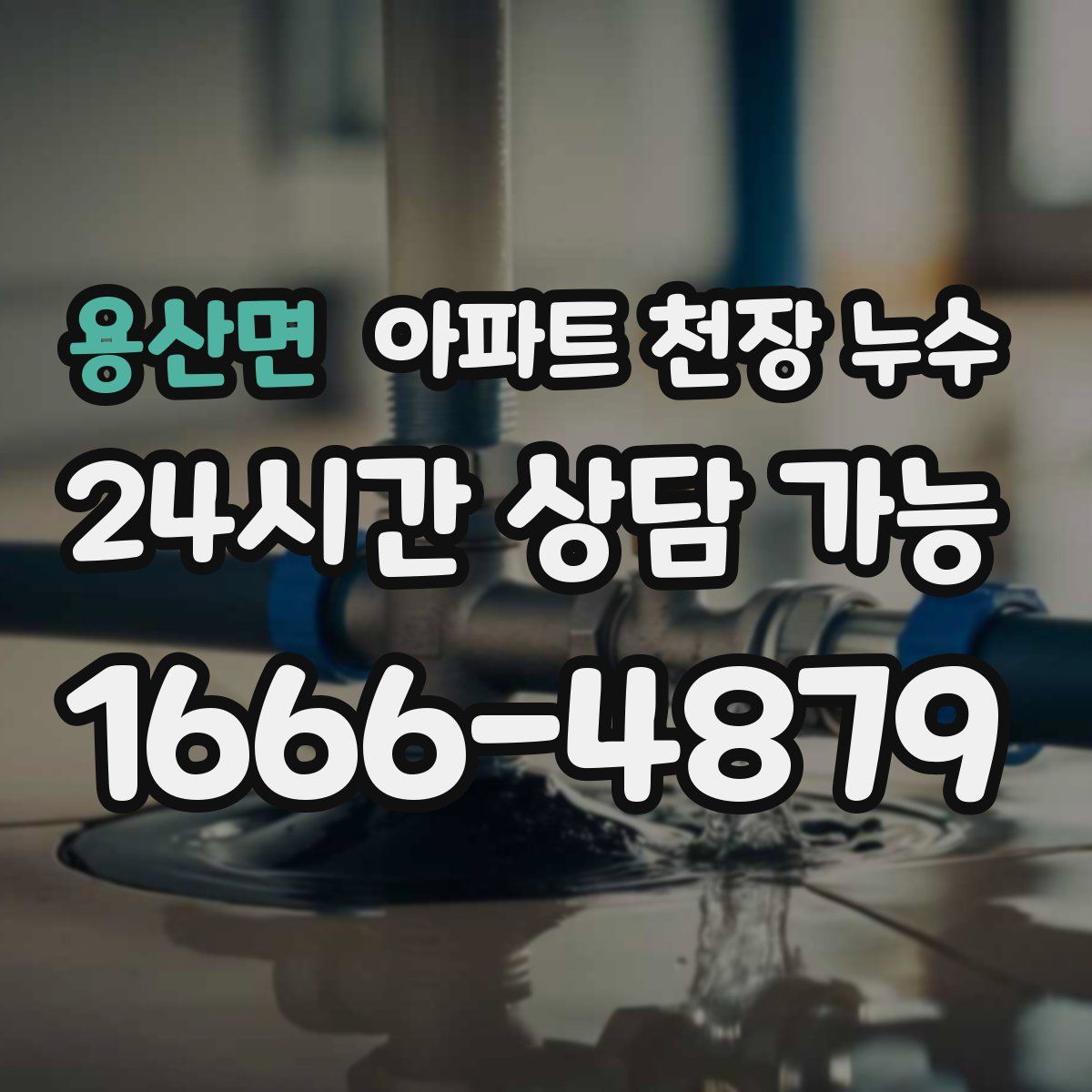 용산면 아파트 천장 누수