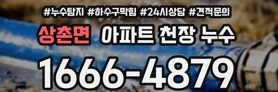 상촌면 아파트 천장 누수