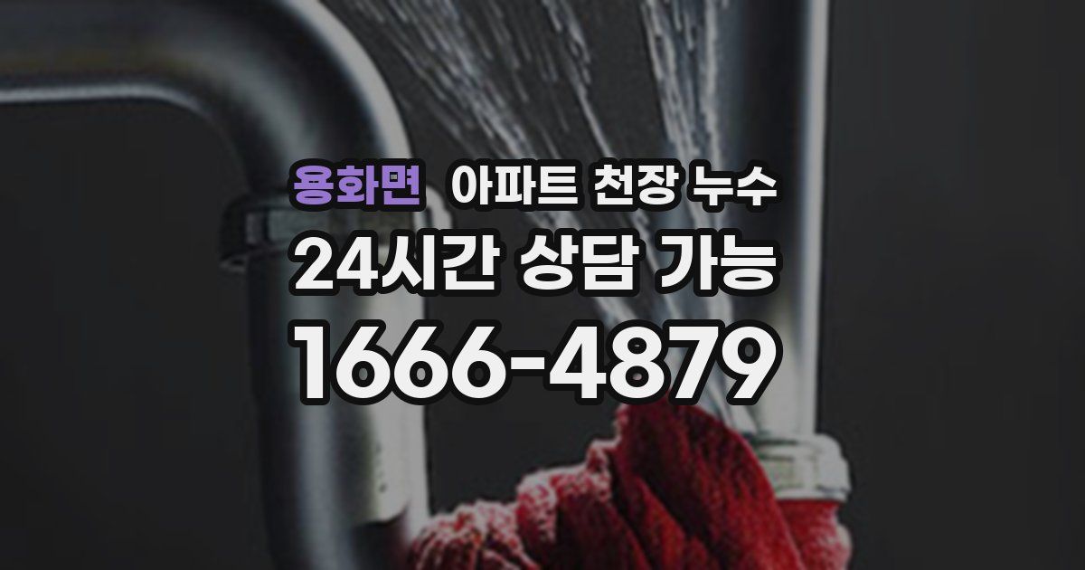 용화면 아파트 천장 누수