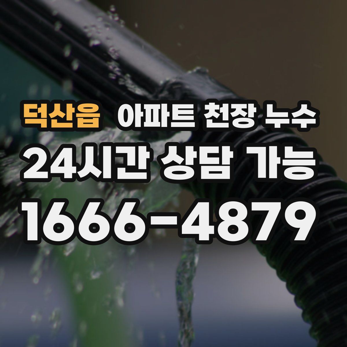 덕산읍 아파트 천장 누수
