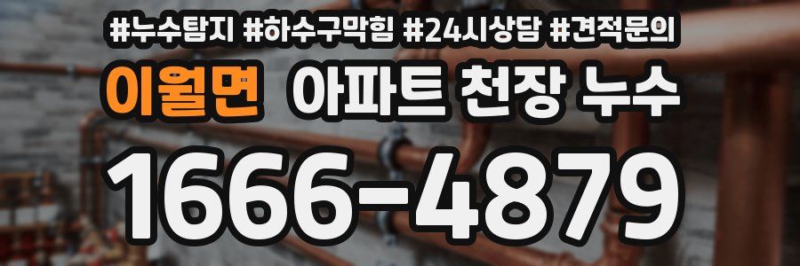 이월면 아파트 천장 누수