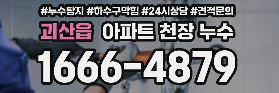괴산읍 아파트 천장 누수