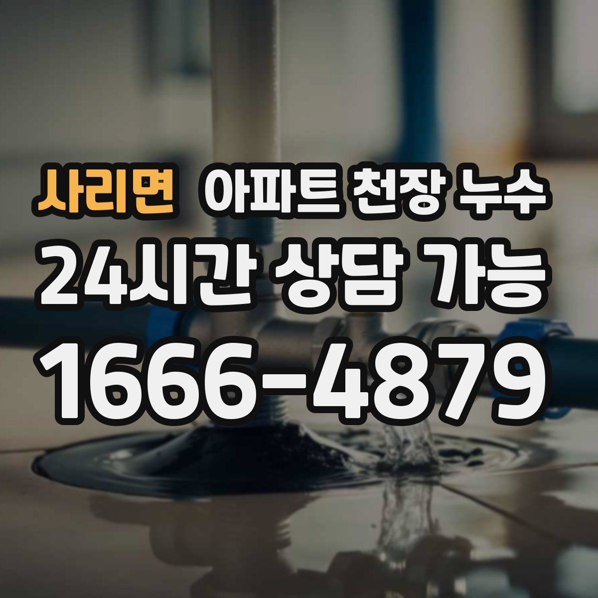 사리면 아파트 천장 누수