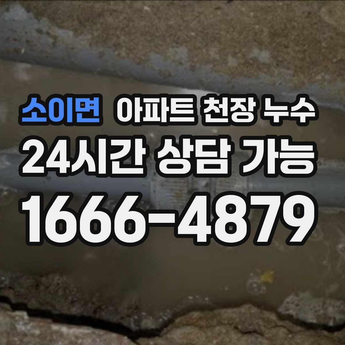 소이면 아파트 천장 누수
