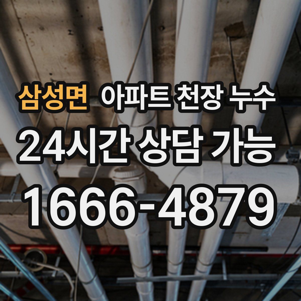 삼성면 아파트 천장 누수
