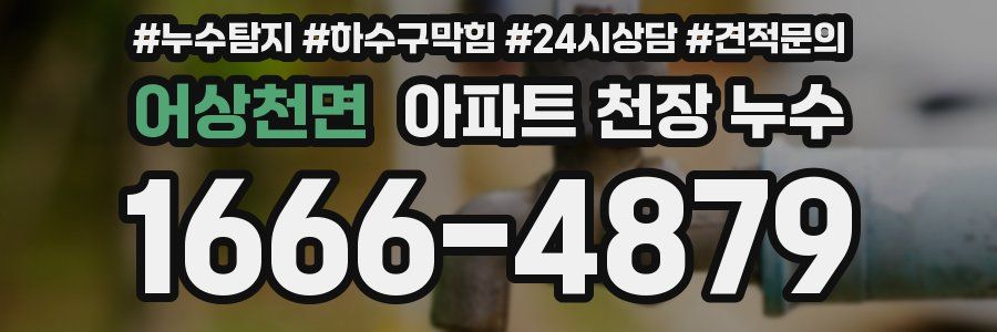 어상천면 아파트 천장 누수