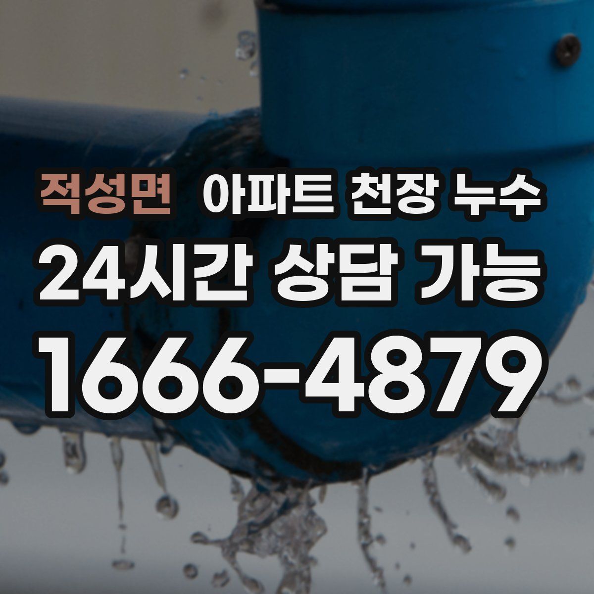 적성면 아파트 천장 누수