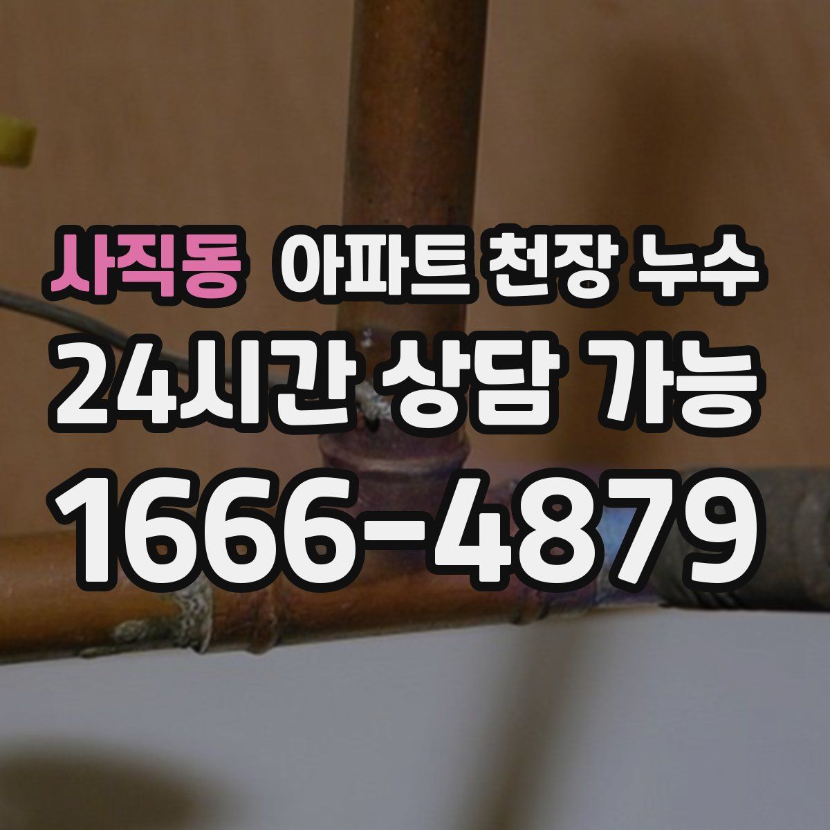 사직동 아파트 천장 누수
