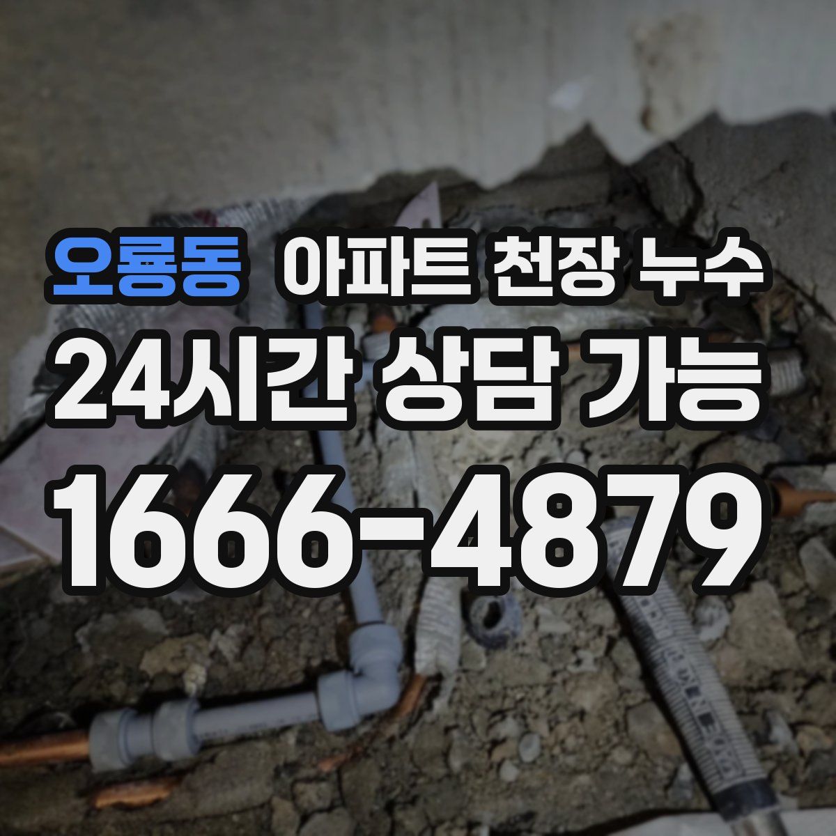 오룡동 아파트 천장 누수