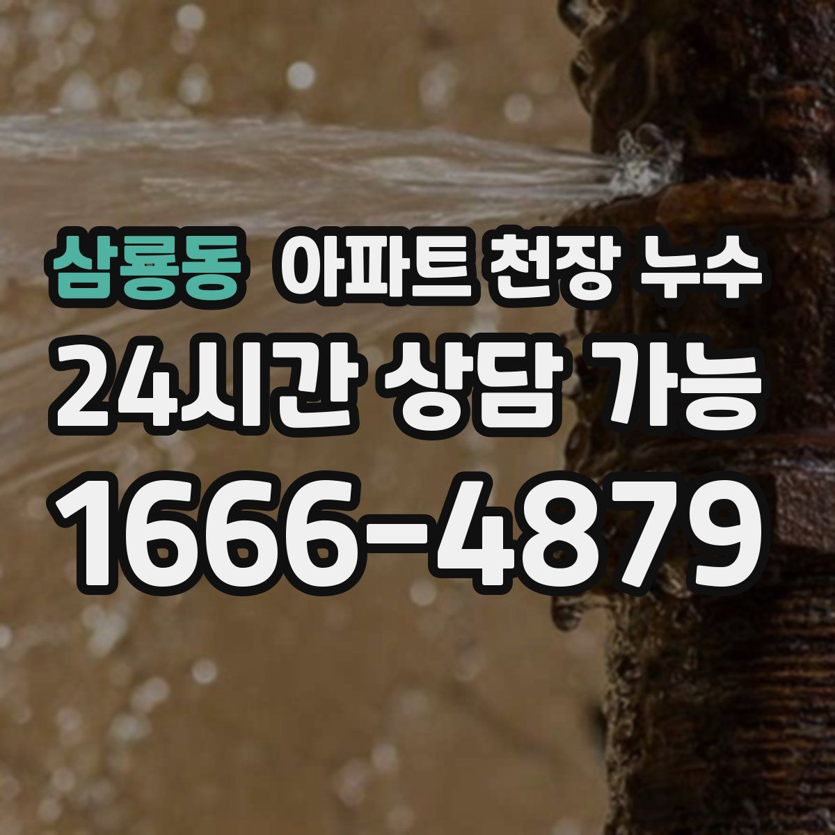 삼룡동 아파트 천장 누수