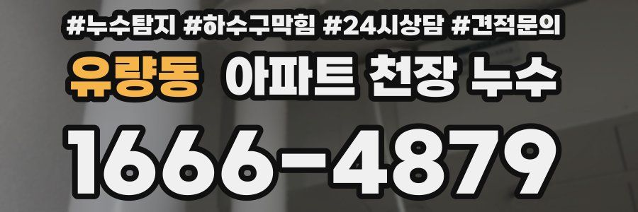 유량동 아파트 천장 누수