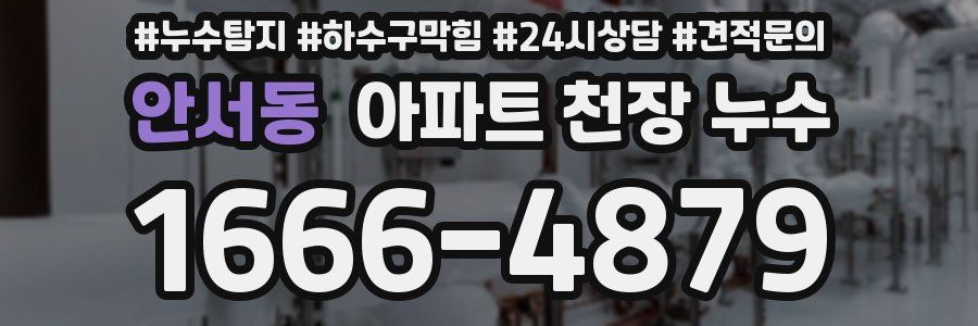 안서동 아파트 천장 누수