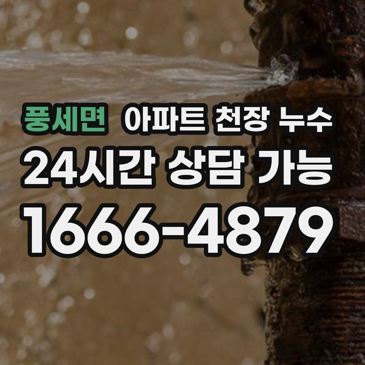 풍세면 아파트 천장 누수