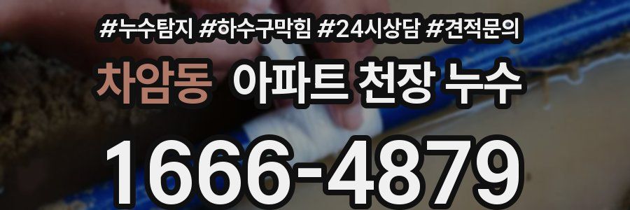 차암동 아파트 천장 누수