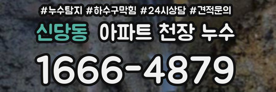 신당동 아파트 천장 누수