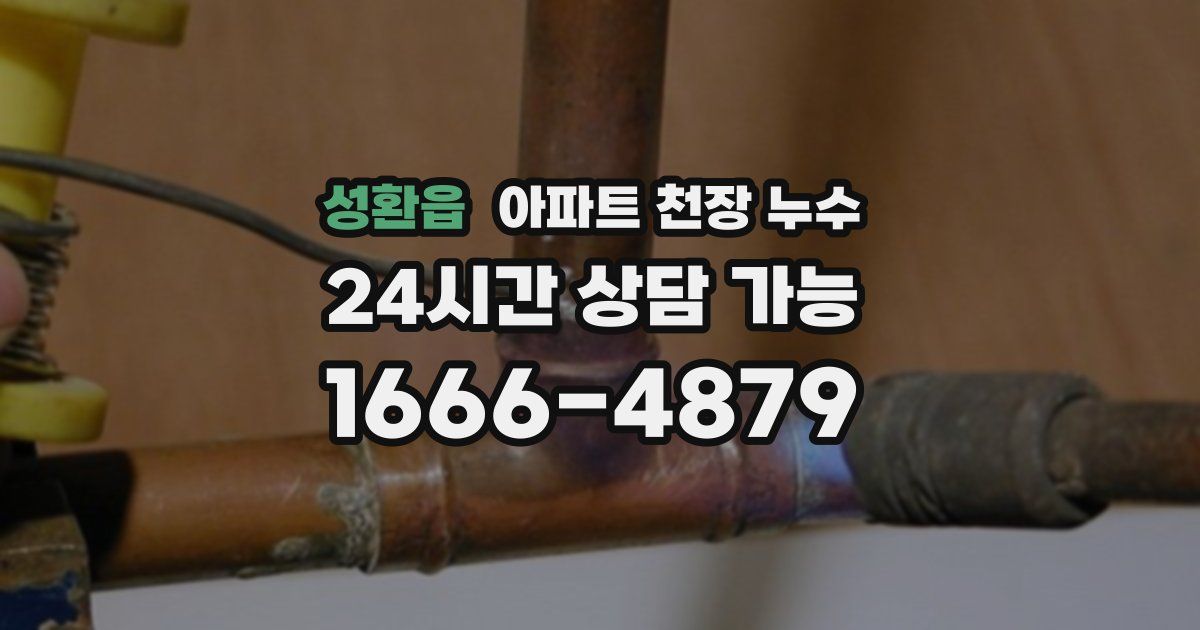 성환읍 아파트 천장 누수