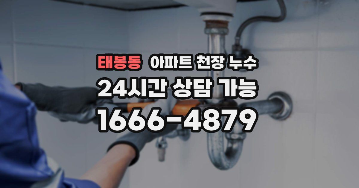 태봉동 아파트 천장 누수
