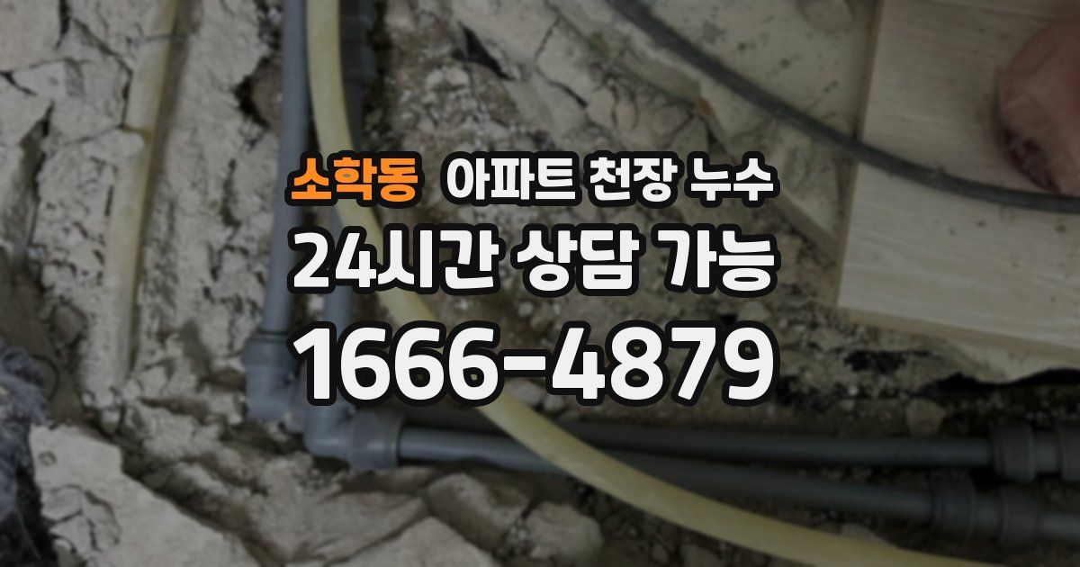 소학동 아파트 천장 누수