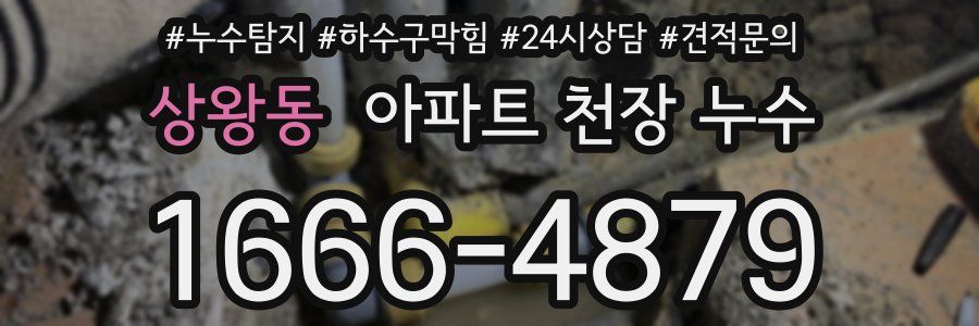 상왕동 아파트 천장 누수