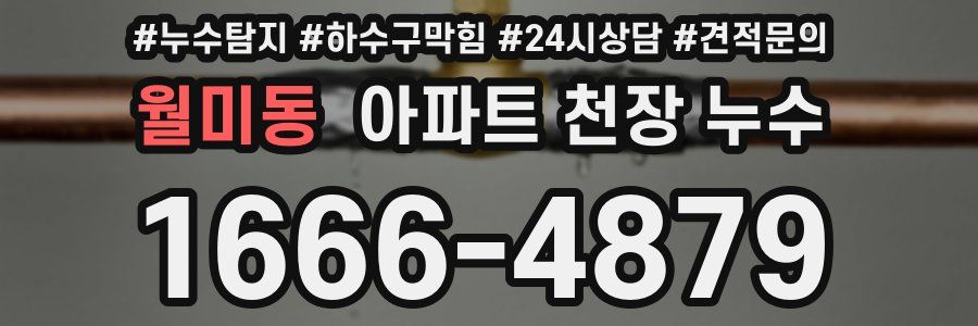 월미동 아파트 천장 누수