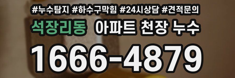 석장리동 아파트 천장 누수