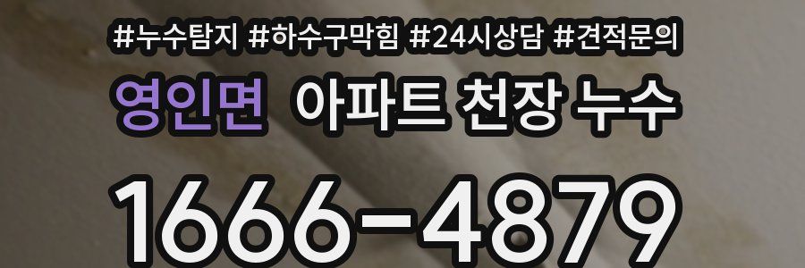 영인면 아파트 천장 누수